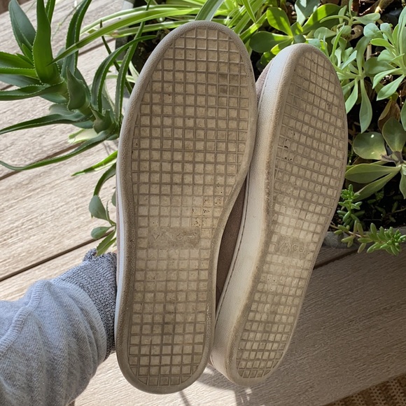 Vince Shearling Lined Shoes Size 7 Nude - Picture 4 of 4